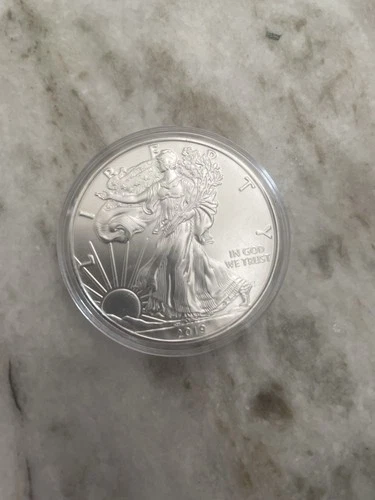 2019 - 1 oz American Silver Eagle Coin Brilliant Uncirculated encapsulated