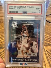 2000 Connecticut Women Diana Taurasi College Rookie Card PSA 9 UCONN
