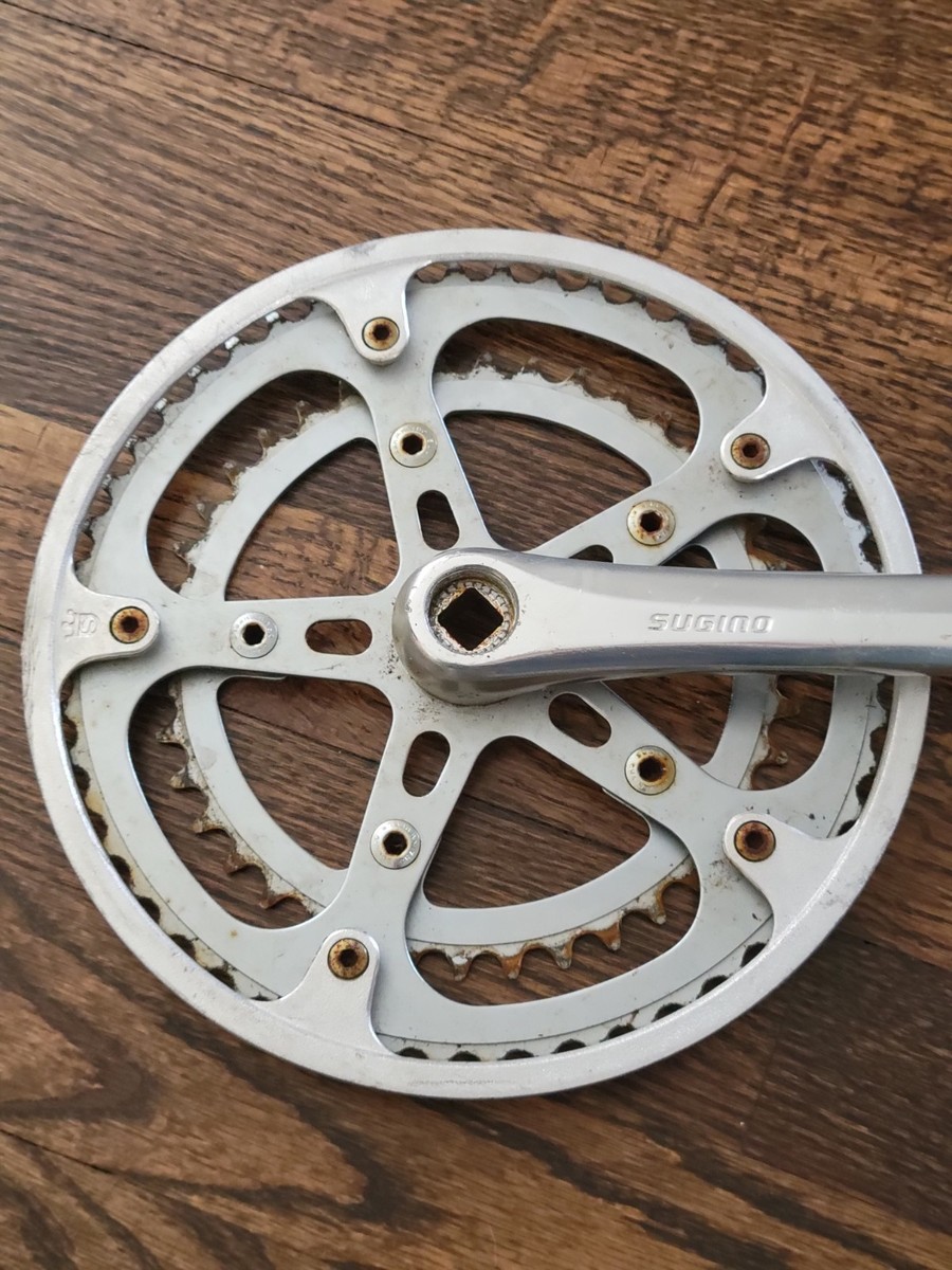 SUGINO SUPER MAXY 34-50T クランク Sugino Super Maxy Double Crank Set 170mm - See Pictures & Read | eBay