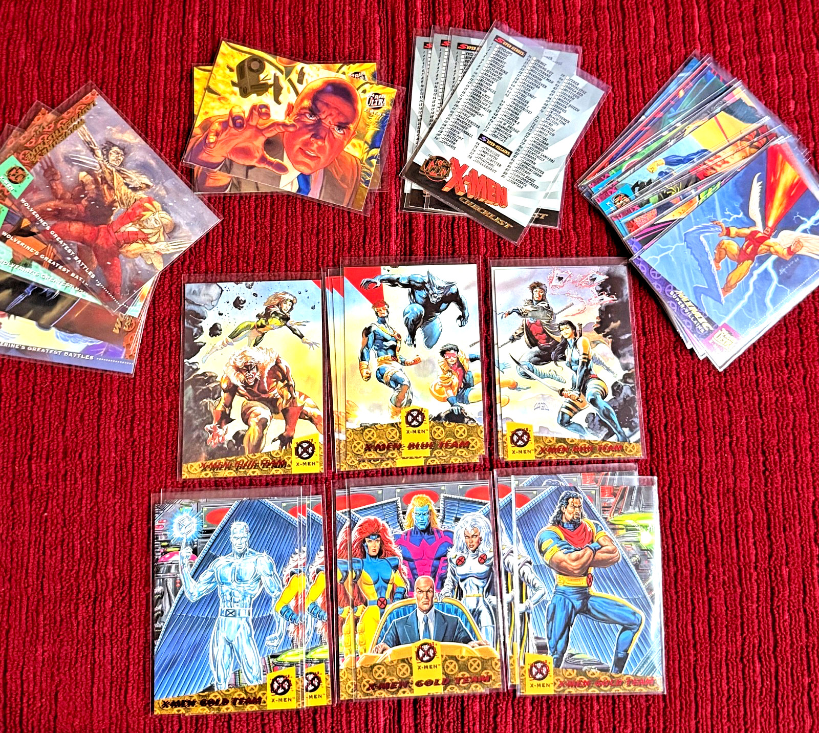 1994 FLEER ULTRA MARVEL X-MEN - BASE - LIMITED SUBSETS - TRIPTYCH 🔥YOU PICK🔥