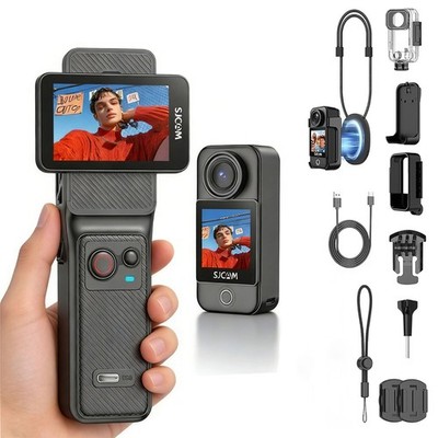 SJCAM C400 Vlog Camera 4K Handheld Kamera Videokamera Touchscreen Actionkamera