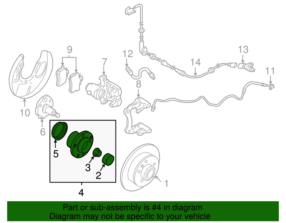 Buje y cojinete originales Volkswagen 1J0-598-477 Foto 2 de 2