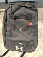 UNDER ARMOUR BANDON DUNES Old Mac Backpack Black w/Ghost Tree Embroidery NWT