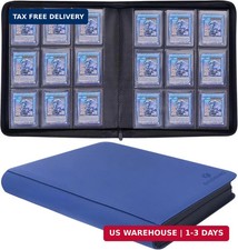Toploader Binder, Holds 324 Toploaders, 9 Pockets, Top Loader Binder for Cards S