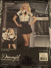 DreamGirl Women s Strip Search Officer Halloween Costume New Size Large