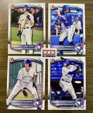 2025 Topps Bowman Draft Complete Paper Team Set - Toronto Blue Jays