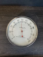 Vintage AIRGUIDE Percent Relative Humidity Indicator Barometer Gauge