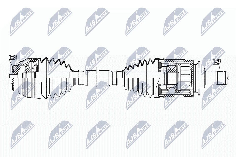 N.T.Y. NPW-BM-182.NTY Drive Shaft for BMW