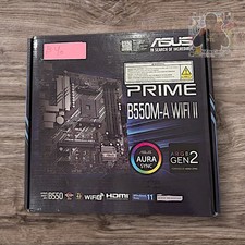 ASUS Prime B550M-A MicroATX AM4 Motherboard, WiFi II, AMD, 6Gb/S, DDR4, JP