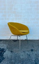 Vintage Arne Jacobsen Fritz Hansen Pot Chair SAS Hotel 60s 