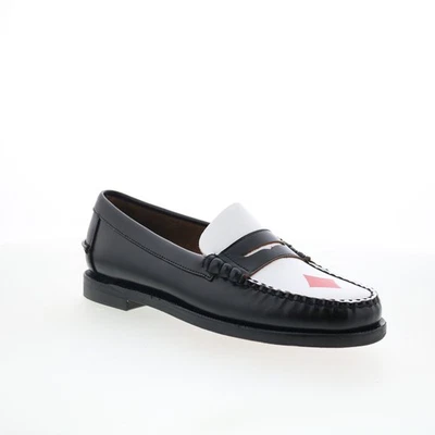 Sebago Classic Dan Gambling loafer pour femmes en cuir noir - Photo 1/4