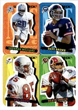 1995 Collector's Choice Update #53 Williams / Brown / Moore / Shuler Stick-Ums