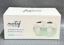 NIB Motif Aura Glow Double Electric Wearable Breast Pump Set, Hands-Free 2 Pumps