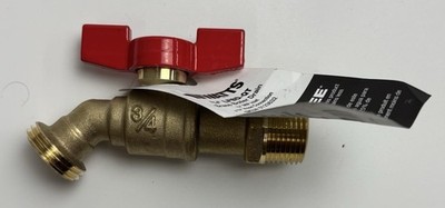 Watts 3/4 IN Lead Free Boiler Drain Shutoff, Quarter Turn