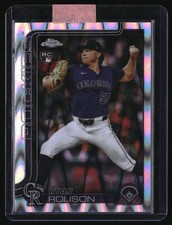2025 Topps Chrome Update Ryan Rolison Rookie Raywave #USC-123 Colorado Rockies