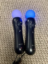 OEM Sony PlayStation Move Motion Controller Only CECH-ZCM1U Lot Of Two 2