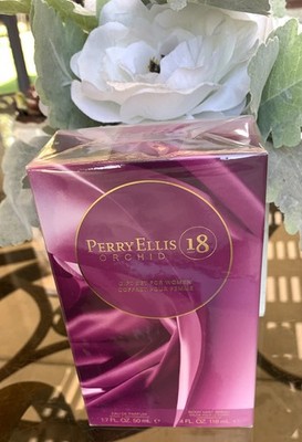 PERRY ELLIS 18 ORCHID Eau de Parfum 1.7 oz + Body Spray 4 oz gift set 