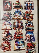 Set of 45 Wooden Christmas Tree Festival Decoration 2D Ornaments