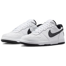 Nike Dunk Low 355152-109 White Black Leather ...