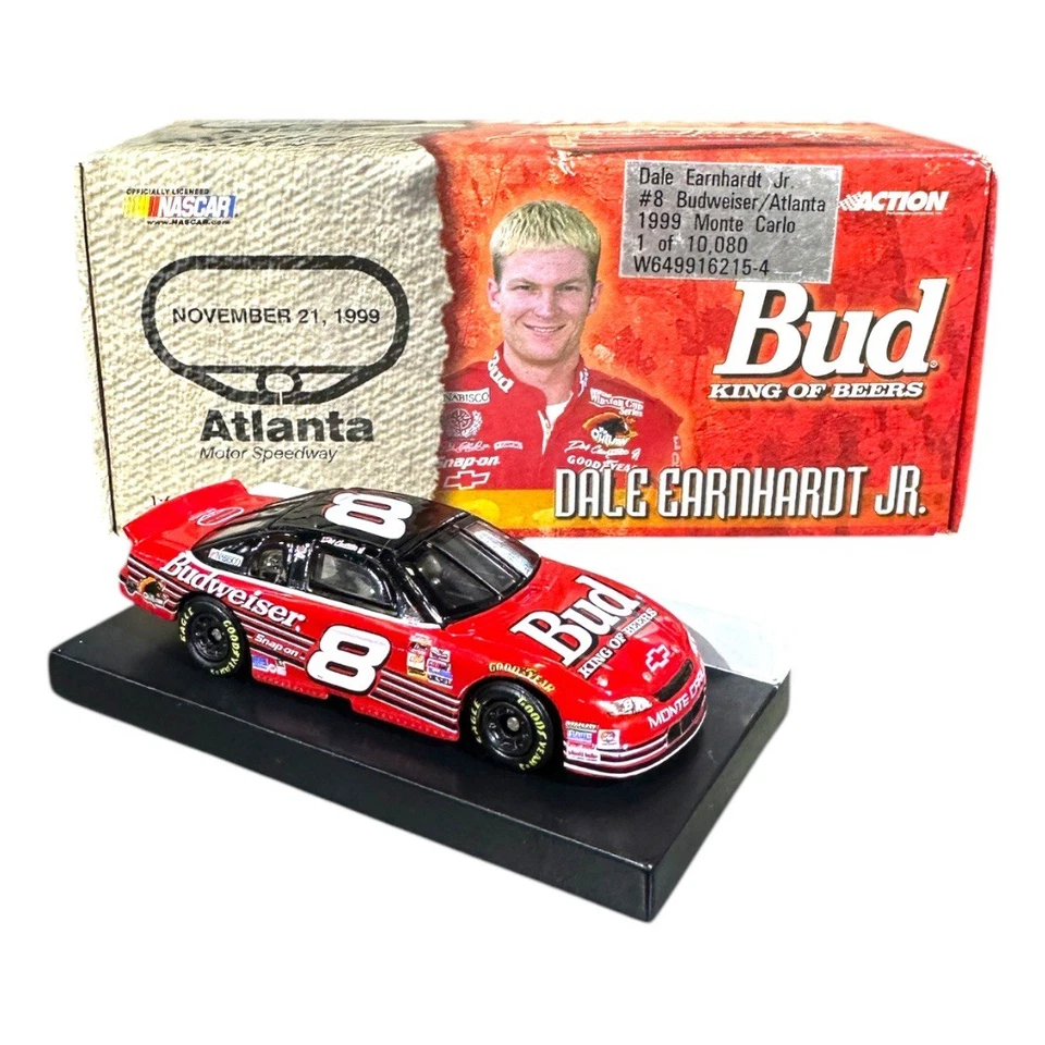 Juego de 3 Dale Earnhardt Jr. #8 Budweiser Atlanta/Michigan/Richmond 1999 Monte Carlo Foto 2 de 4