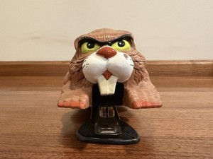Goosebumps Vintage Cuddles the Hamster Cuddly Stapler 1996 Office Rodent Toy