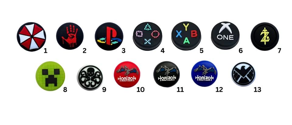 Controller Thumbstick Kappen Grip Caps Aufsätze Gaming Set PS4 PS5 Xbox NS2 - Bild 3 von 4