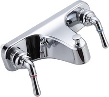 Mobile Home Center-Set Tub/Shower Faucet 8" Faucet Economical Two Handle Chrome