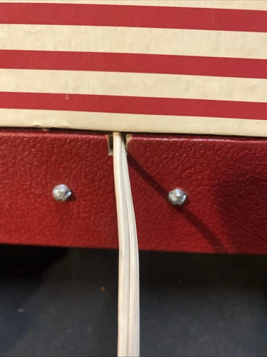 Imperial Party Time Record Player Model 100 Turntable Red White Rainbow Works - Picture 15 of 16