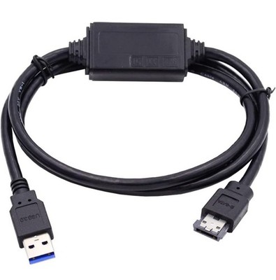 CY Kabel für USB 3.0 auf Power Over eSATA DC5V USB2.0 auf HDD SSD ODD Disk eSATAp 