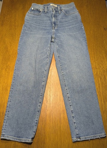 Madewell The Perfect Vintage Straight Crop Jeans Damen Größe 28 Blau Medium Wash