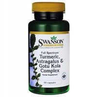 Swanson Kurkuma Gotu Kola & Astragalus 60 Kapseln