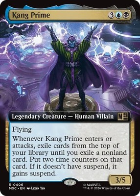 x1 Kang Prime - Extended Art R MTG Commander: Marvel Super Heroes M/NM, English
