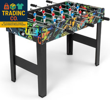 Foosball Table, 37 Inch Soccer Table Game with 2 Balls, Manual Scorers, Sturdy M