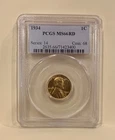 1934 PCGS MS 66 Red  Lincoln Wheat One Cent