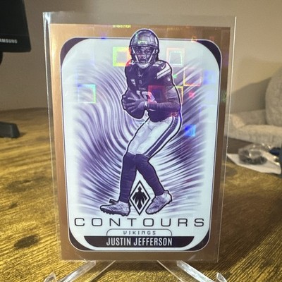 Panini Phoenix 2025 Justin Jefferson Vikings Contours Bronze Pandora #21 114/125