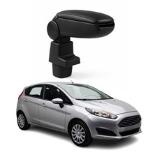 Mittelarmlehne Armlehne für Ford Fiesta 6 2008-2017 PU-Leder ABS Schwarz