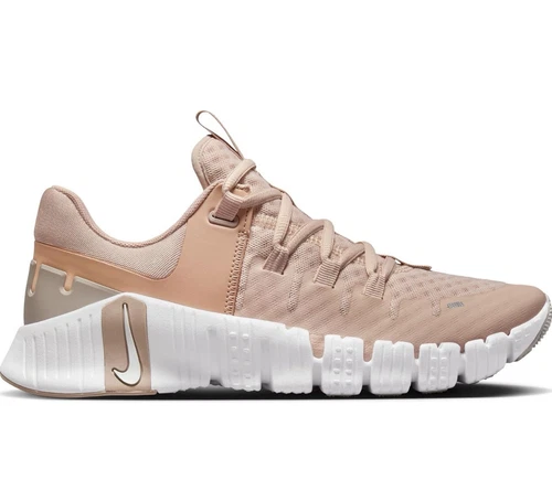 Nike Free Metcon 5 Pink Oxford White Shoes Athletic Sneaker Women 9.5 DV3950-600 - Picture 1 of 7