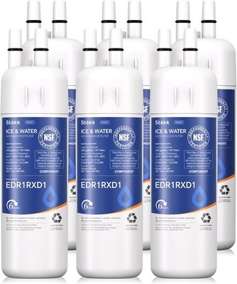 Whirlpool EDR1RXD1 Refrigerator Water Filter 1 | OEM Certified | 3-Pack Genuine