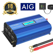 Power Inverter 2000W 12V to110V~120V Modified Sine Wave USA Transistors