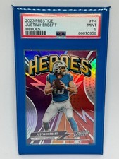 Justin Herbert #H4 [Heroes PSA 9] 2023 Panini Prestige Football