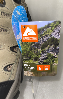 Ozark Trail Taupe Waterproof Lightweight Hiking Shoes Men display picture 1