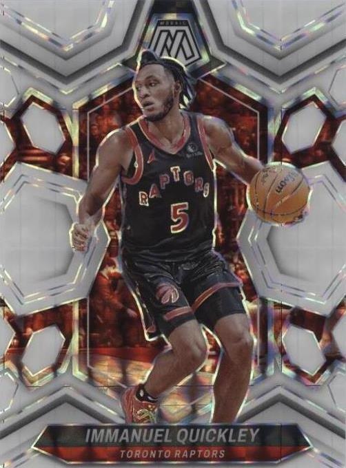 2023-24 Panini Mosaic - Immanuel Quickley #114 White Mosaic Prizm /25 ...