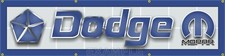 DODGE MOPAR DEALER DEALERSHIP MAIN LETTER SIGN REMAKE BANNER ART MURAL 2' x 8'