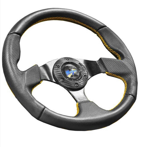Madjax Burnout Golf Cart Steering Wheel Carbon Fiber 13" Cus