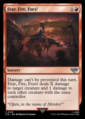 fear mtg card Fear of Exposure