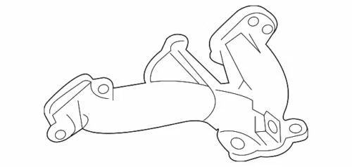 Genuine GM 2006-2011 Chevrolet Saturn Pontiac Left LTZ Exhaust Manifold 12603753