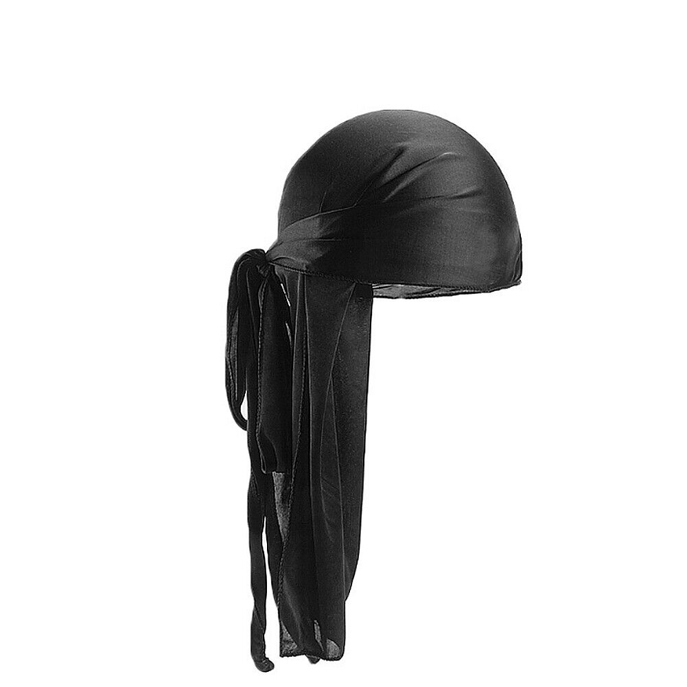 Bonnet Premium Silky Durag Satin Wave Cap Pour Homme Et Femme. ₣