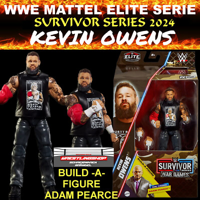 WWE MATTEL ELITE SURVIVOR SERIE 2024 KEVIN OWENS WRESTLING FIGUR BASIC DEFINING