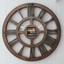 thumbnail 2 - Smart Art Wood Carving MDF Round Analogue Wall Clock for Home/Wall Clock (Brown 