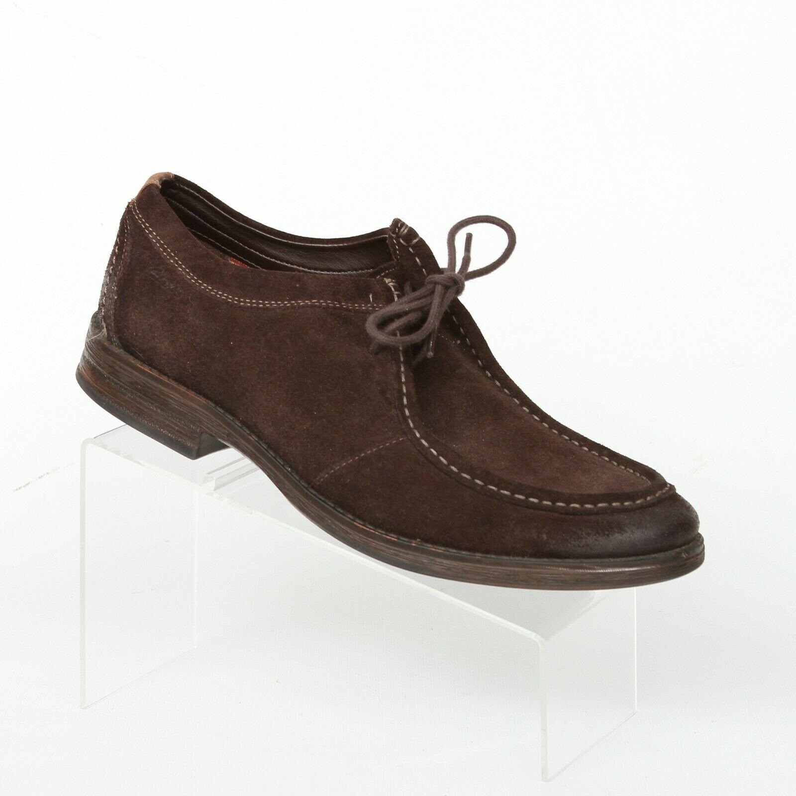 SAOLA Scarpe Chukka Derby Clarks Delsin Rise in pelle scamosciata marrone da uomo 10 5 M casual